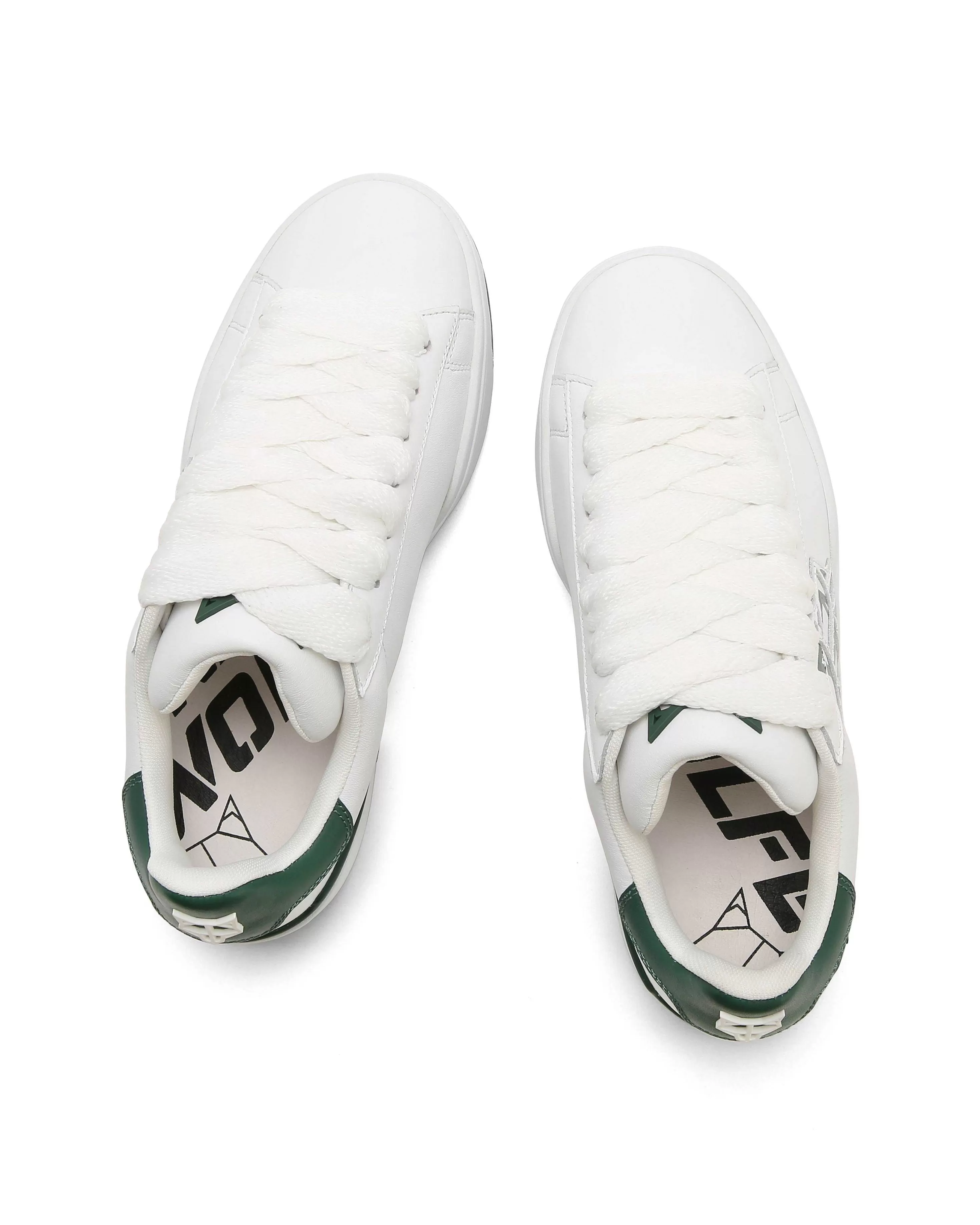 Naked Wolfe Archive White/Green Leather