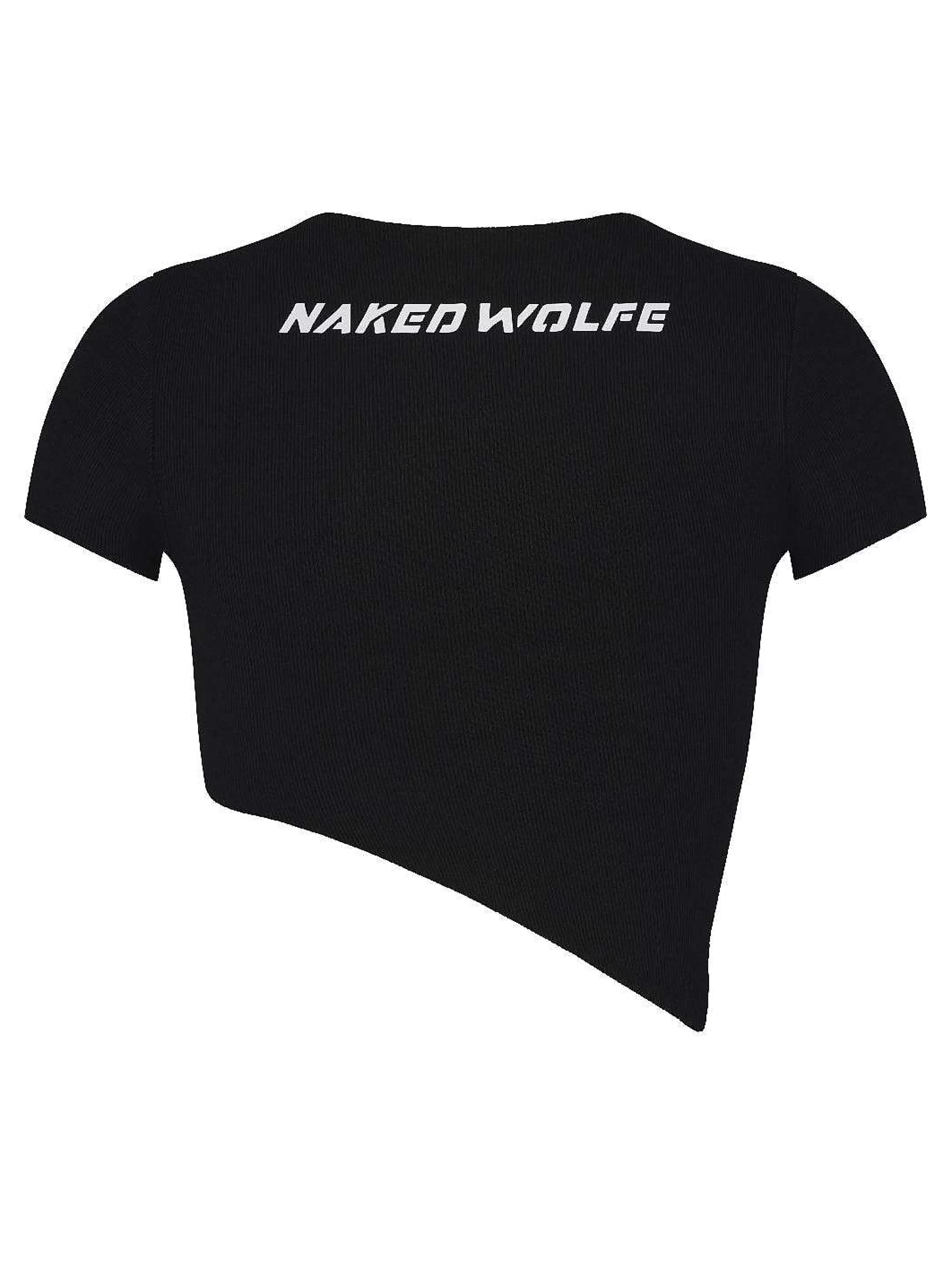 Naked Wolfe Asymmetrical Crop