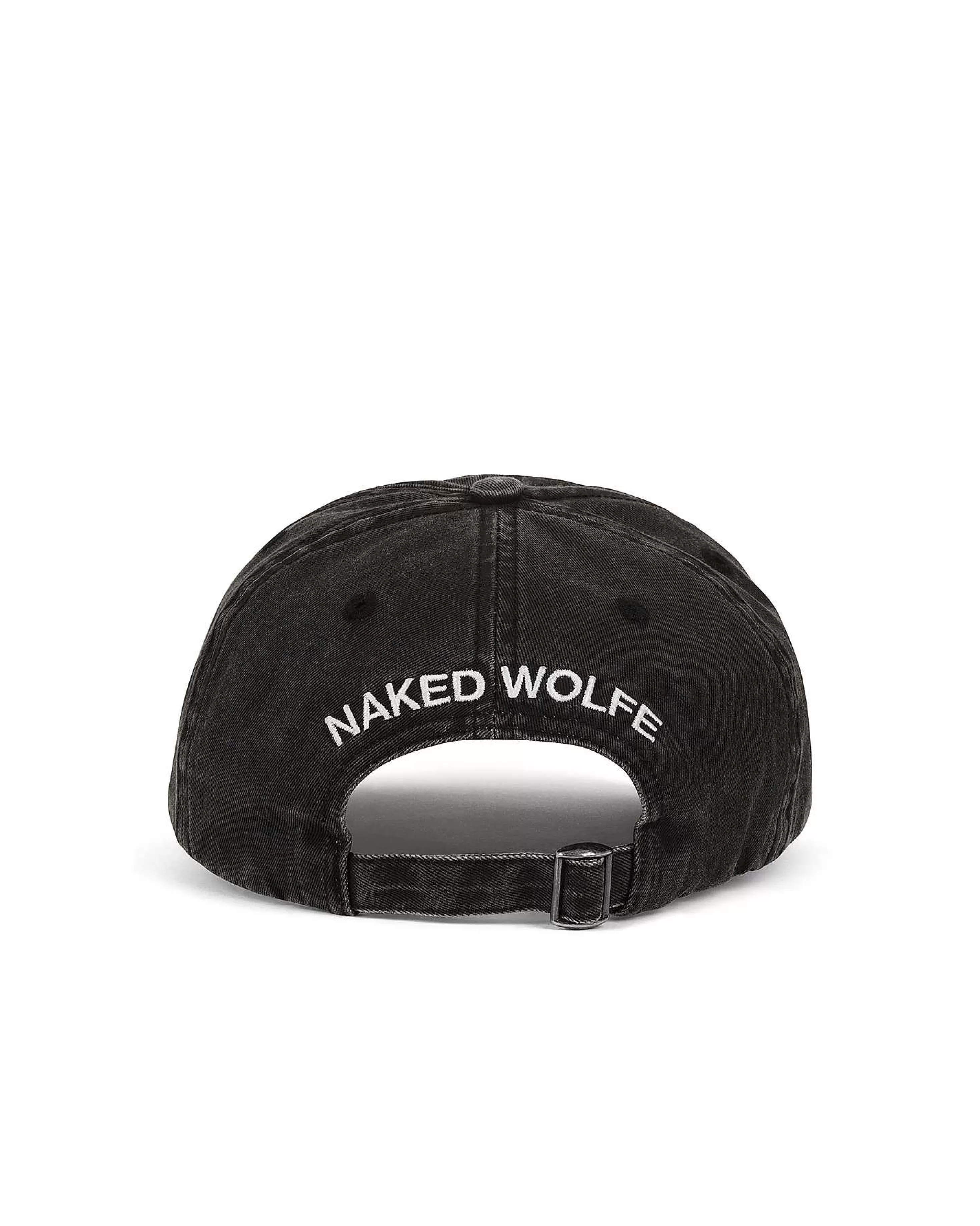 Naked Wolfe Baseball Cap Washed Black