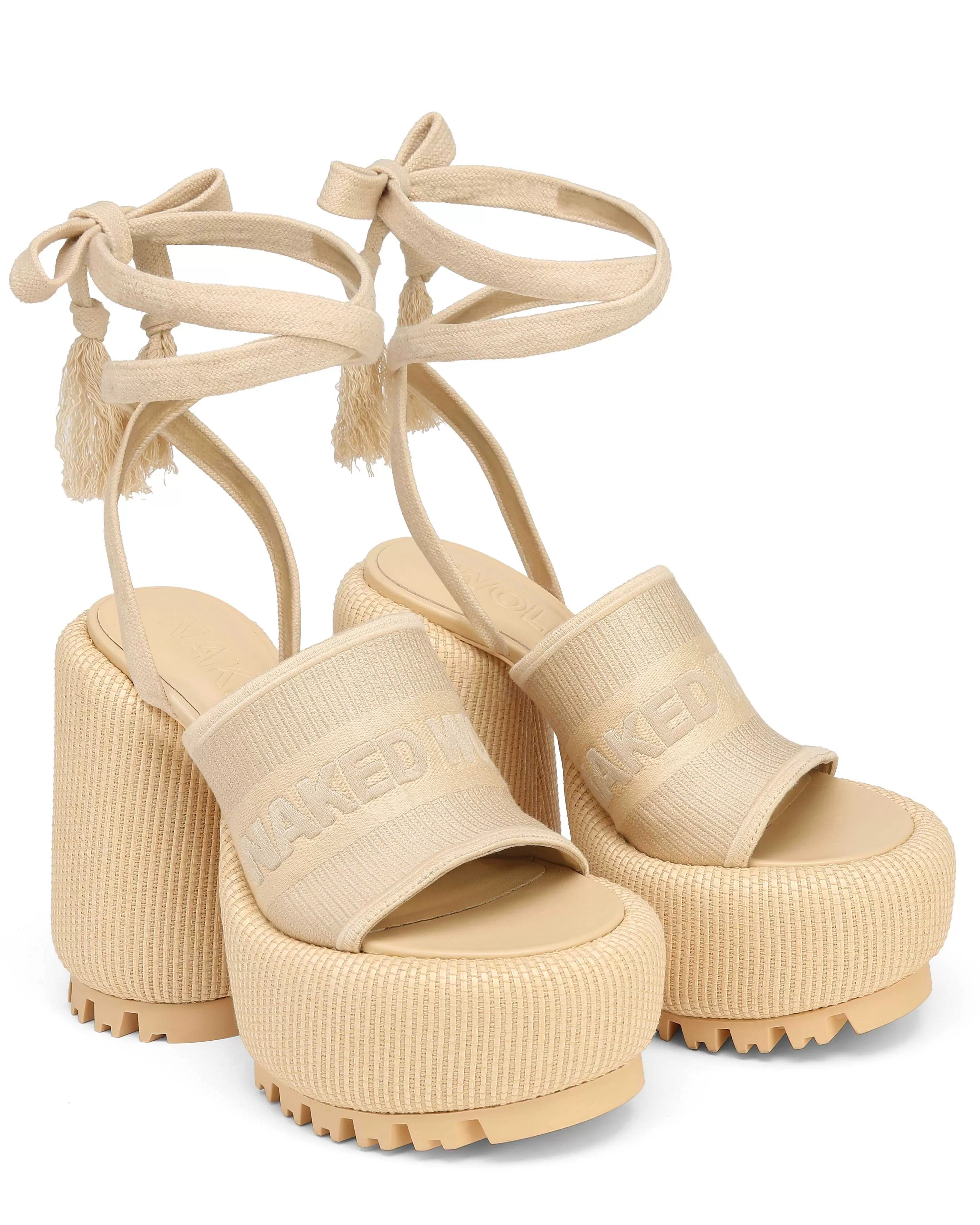 Naked Wolfe Beach Off White Raffia