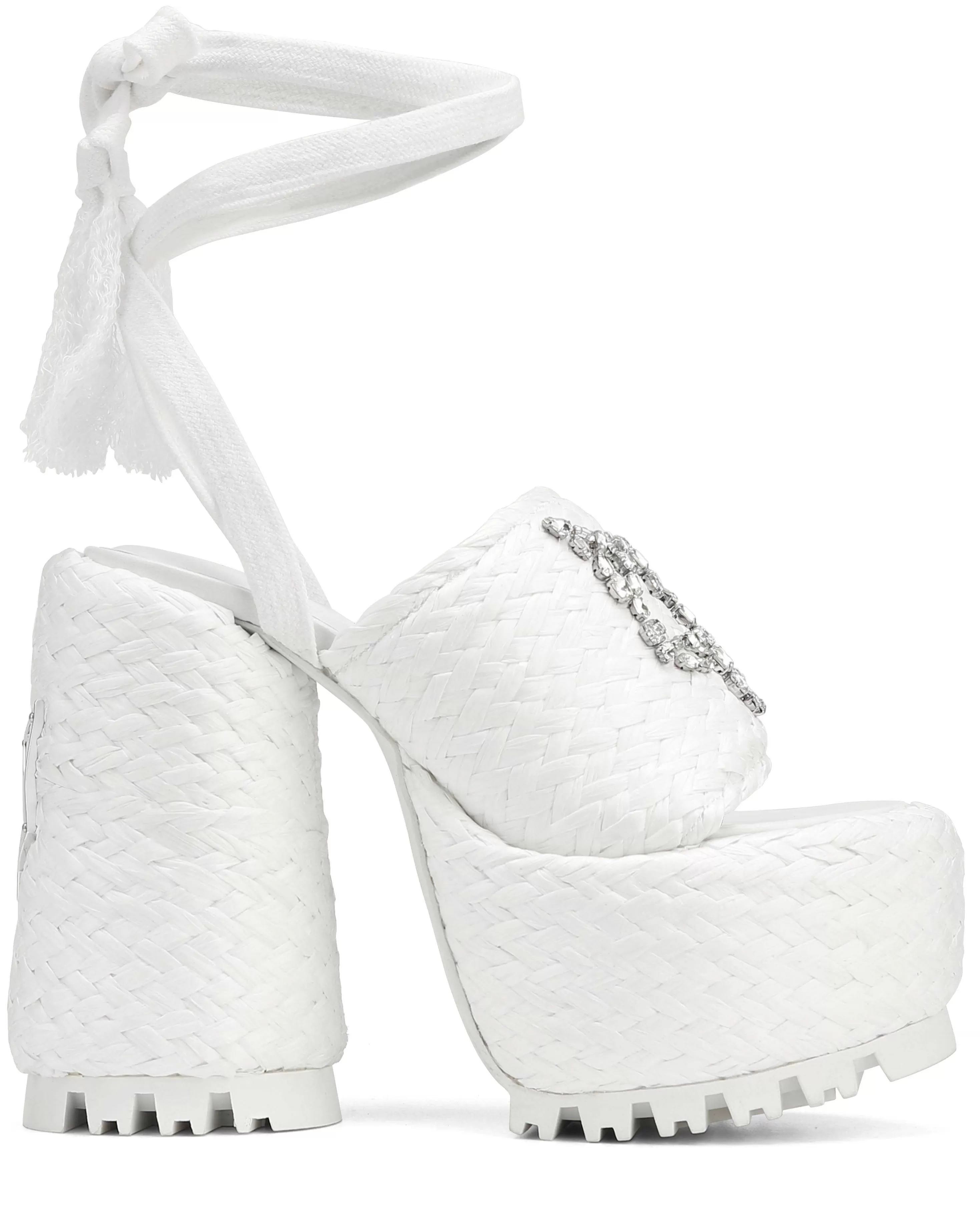 Naked Wolfe Beach Raffia White