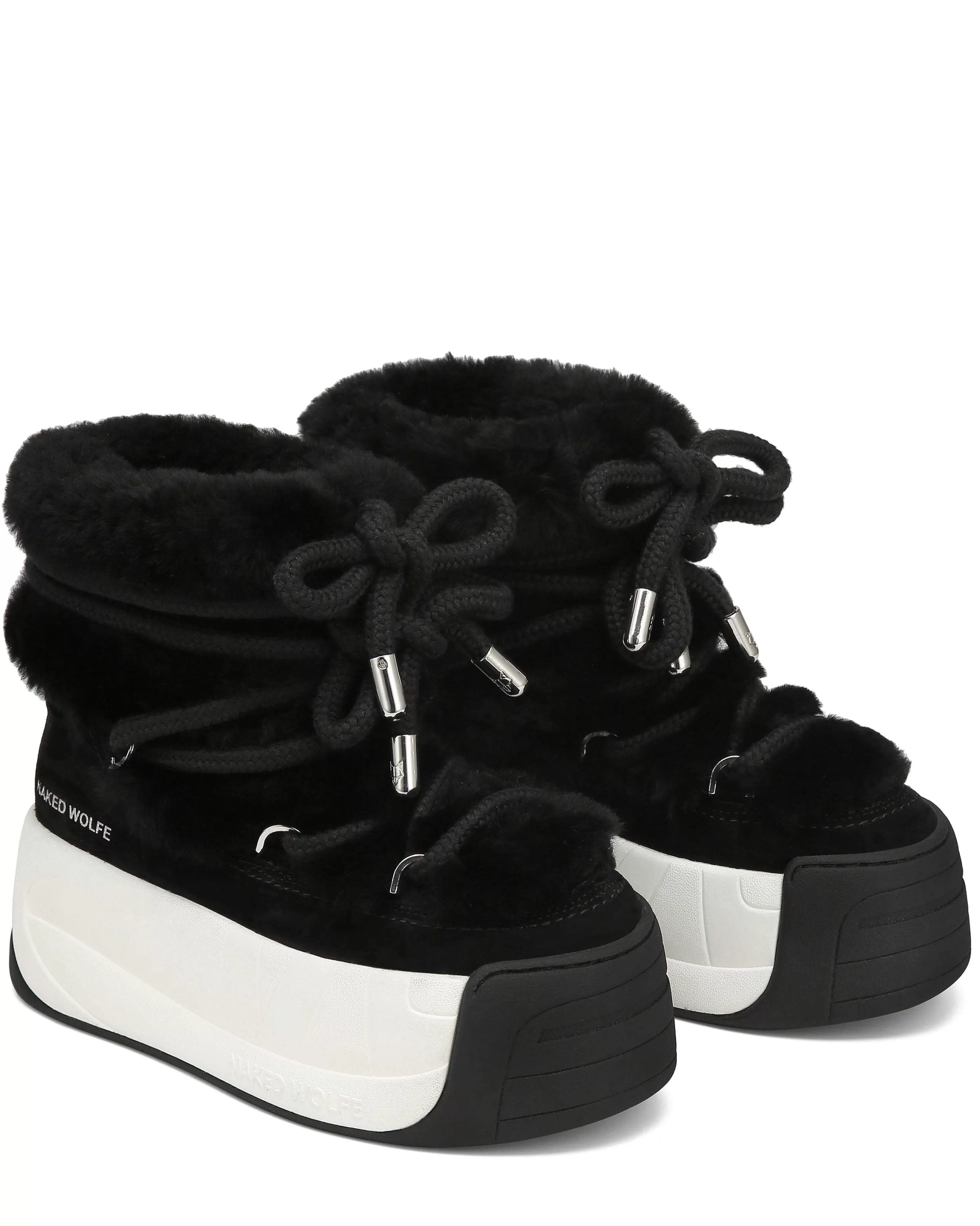 Naked Wolfe Darling Black Cow Suede