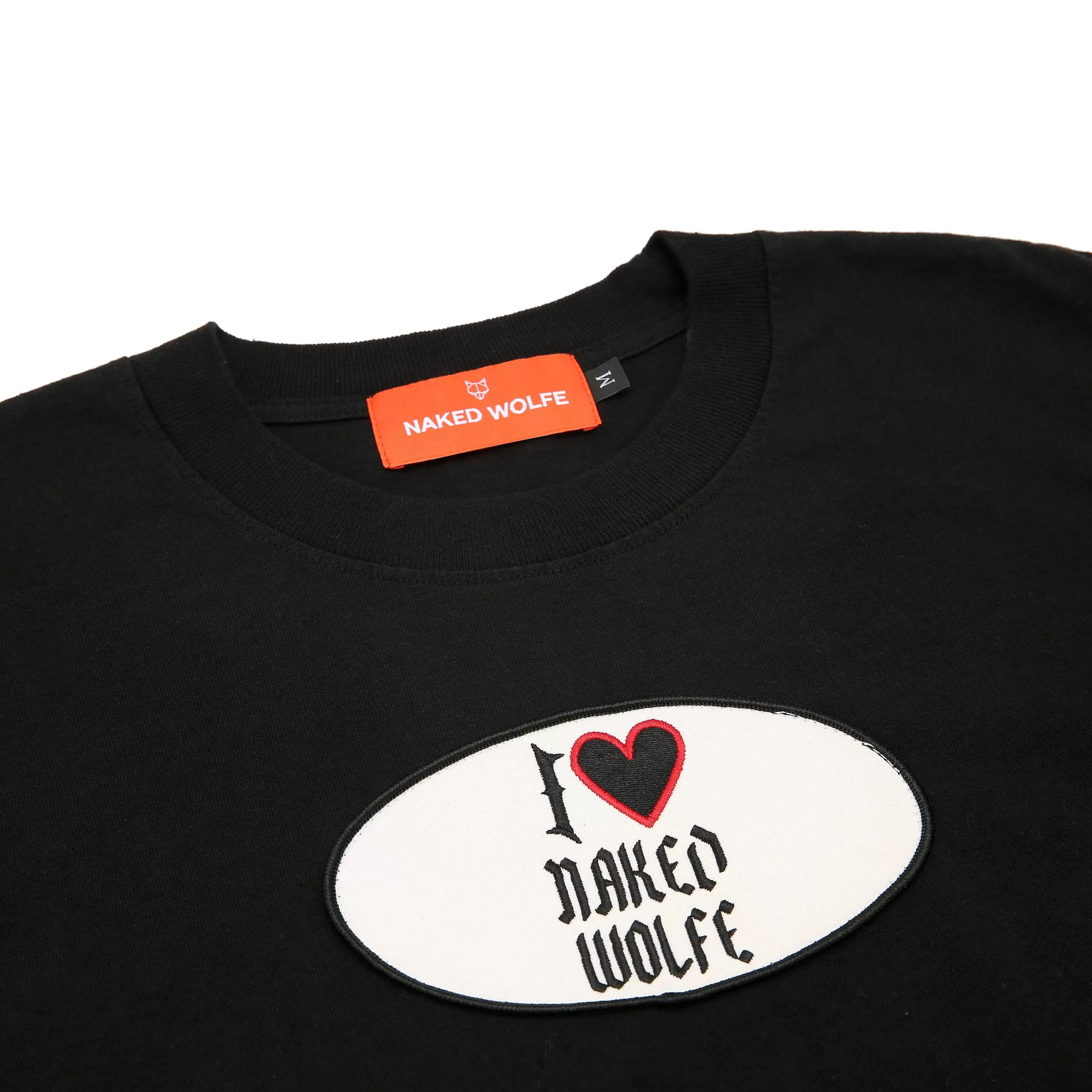 Naked Wolfe I Love T-Shirt Black