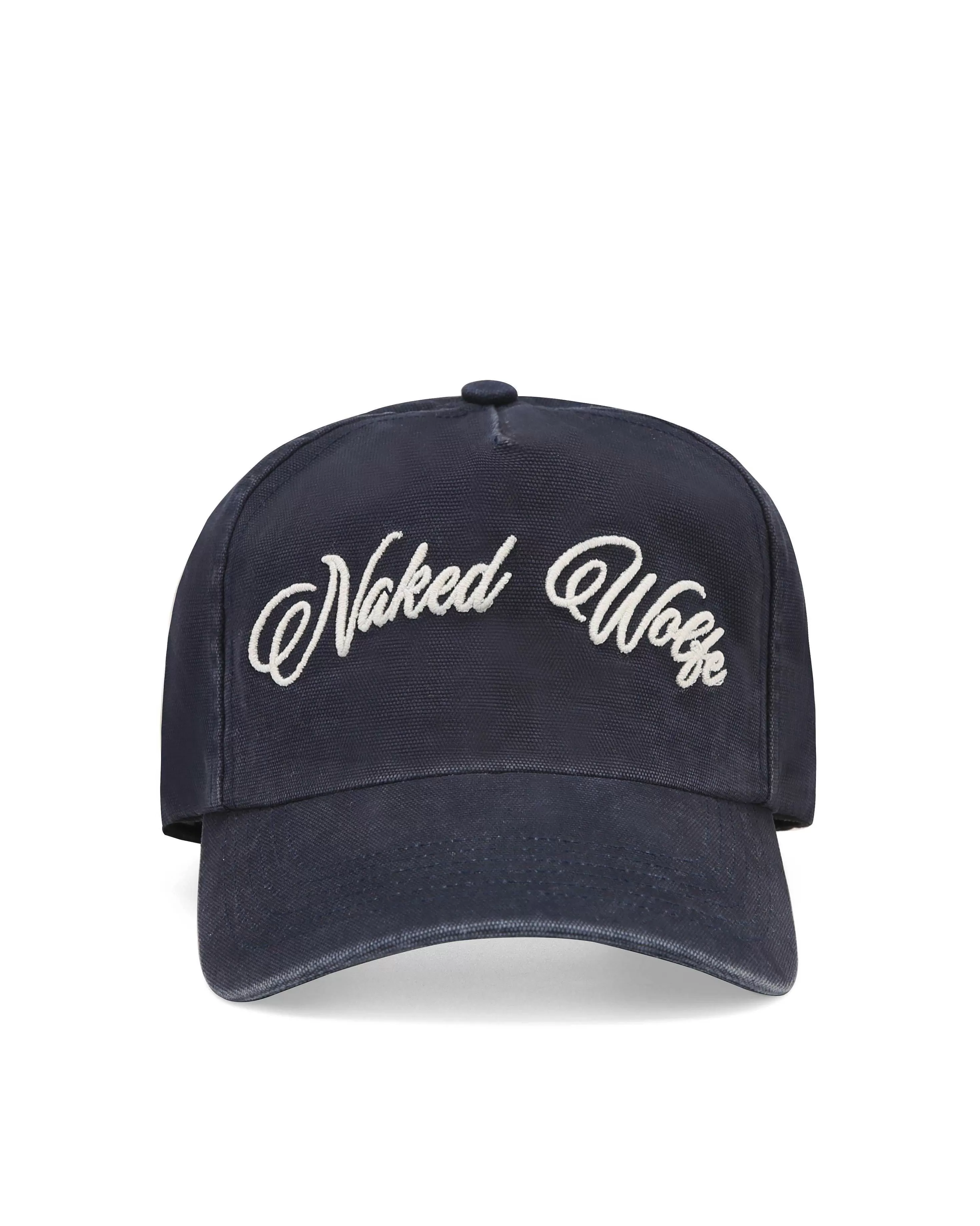 Naked Wolfe Signature Unconstructed Cap Washed Navy