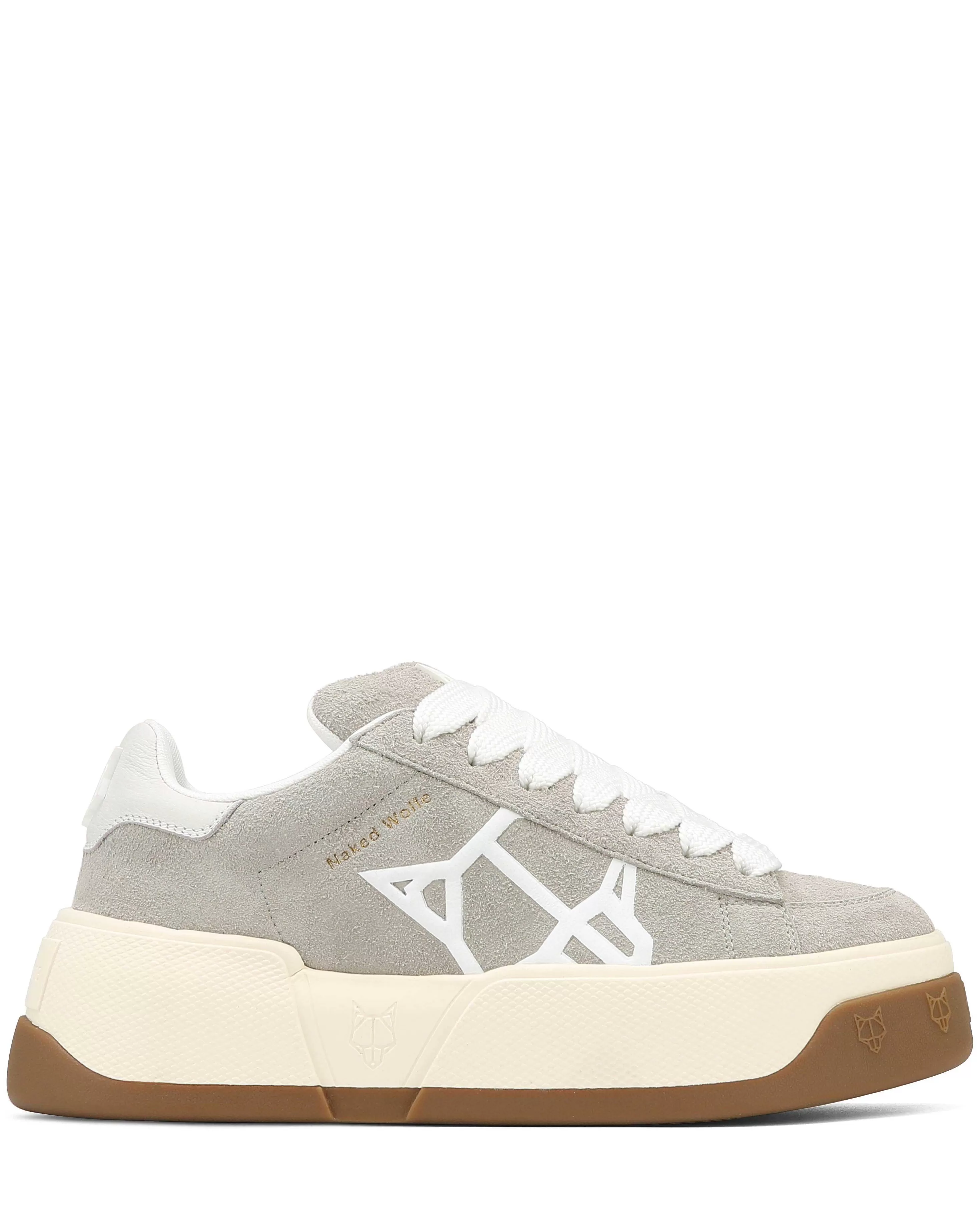 Naked Wolfe Sound Light Grey Cow Suede