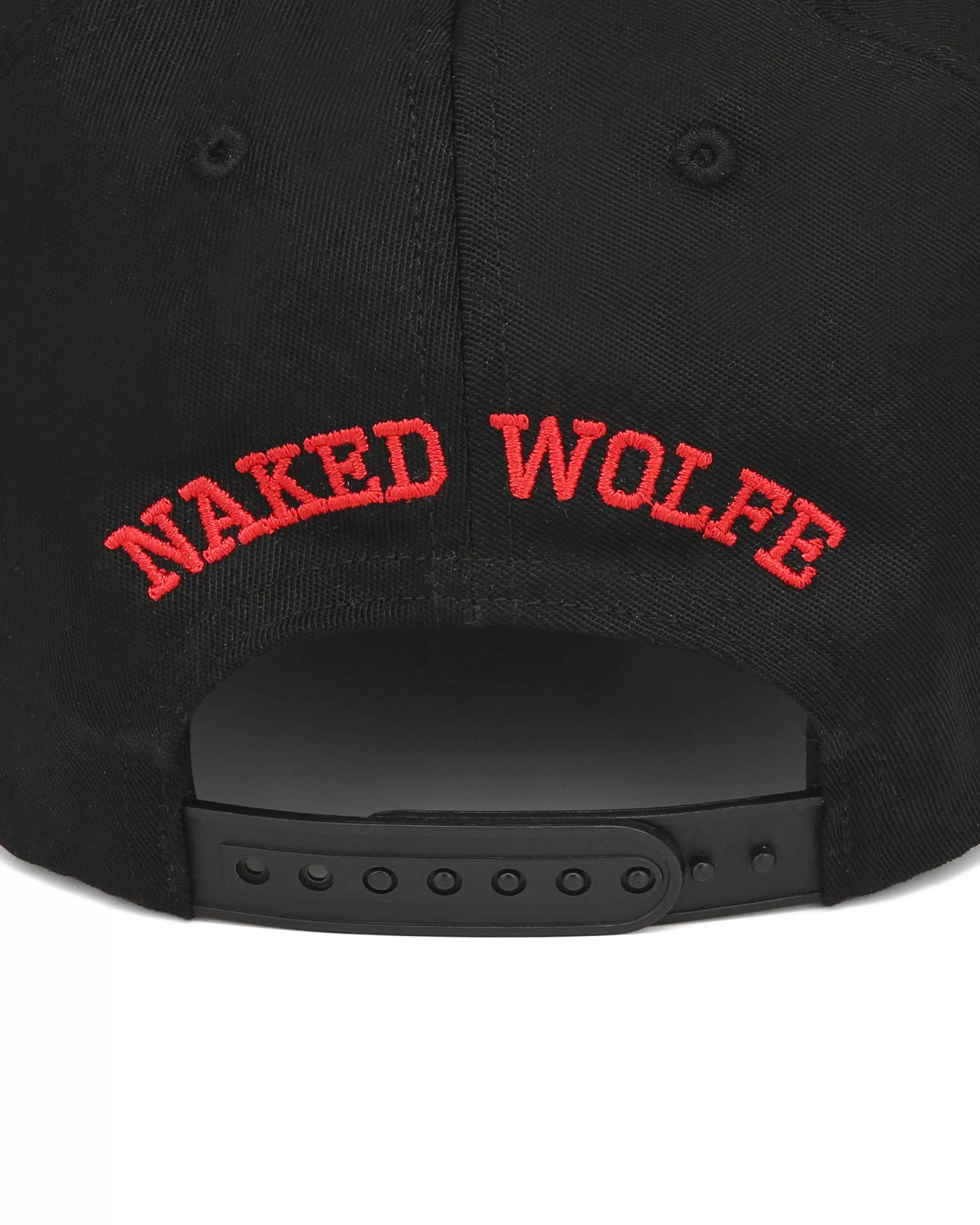 Naked Wolfe Varsity Unconstructed Cap Black/Red